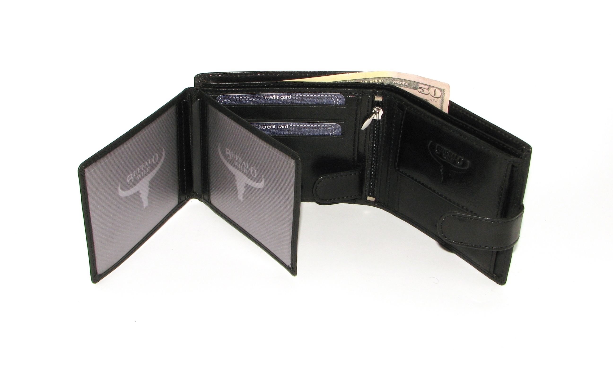 Кошелек мужской Buffalo Wild N992L-BW BLACK Кошелек мужской Buffalo Wild N992L-BW BLACK